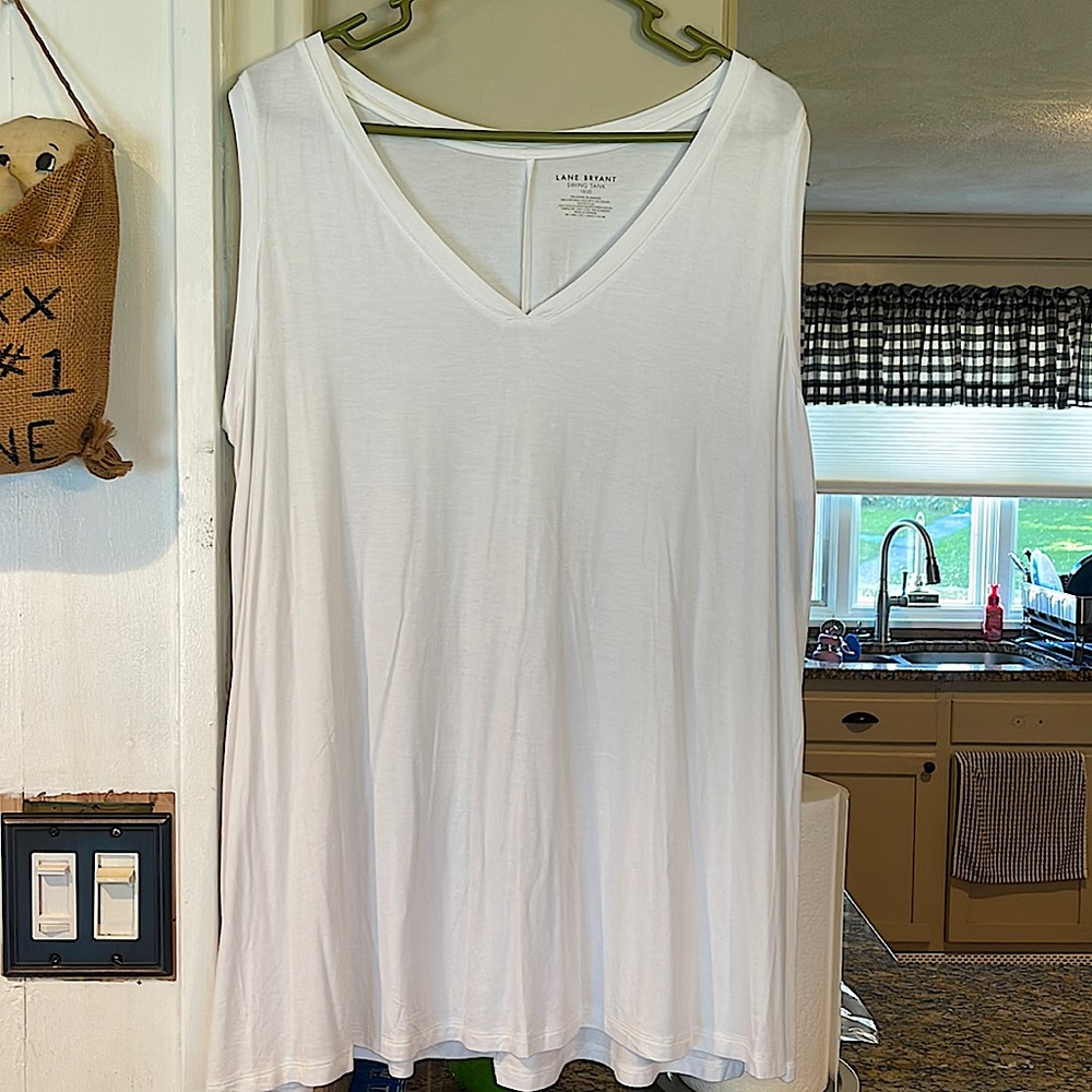 Lane Bryant White Swing Tank